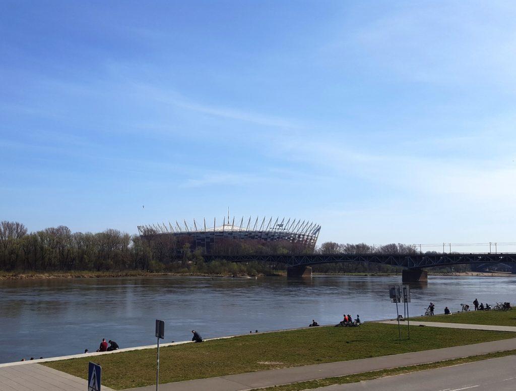 Stadio Nazionale Varsavia fiume Vistola