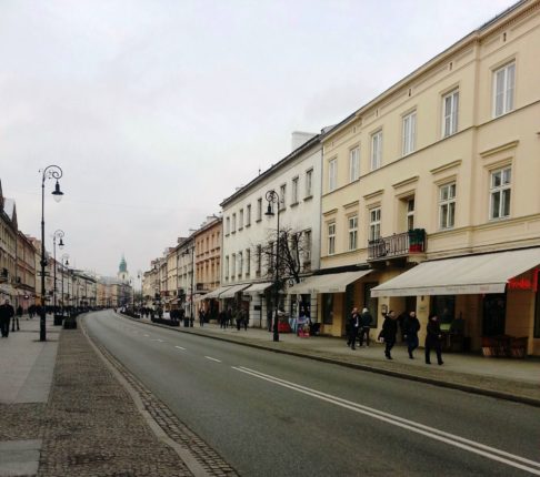 la via reale di Varsavia